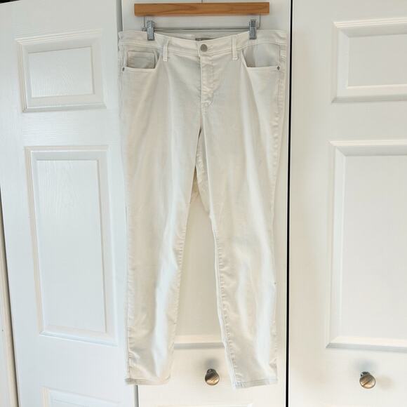 Athleta Sculptek White Skinny Jeans Women’s Size 18 - Picture 3 of 11
